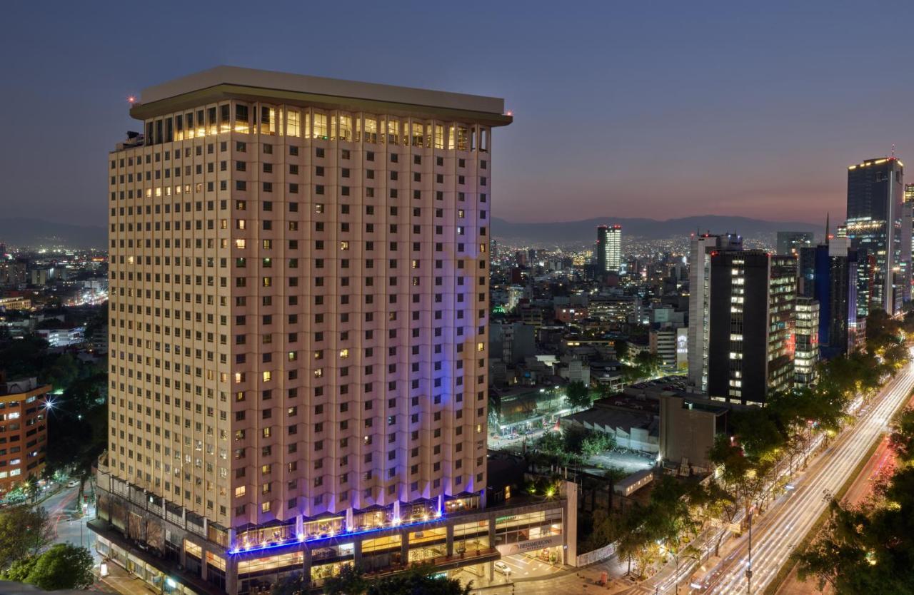 מקסיקו סיטי Fiesta Americana Reforma מראה חיצוני תמונה The hotel at night